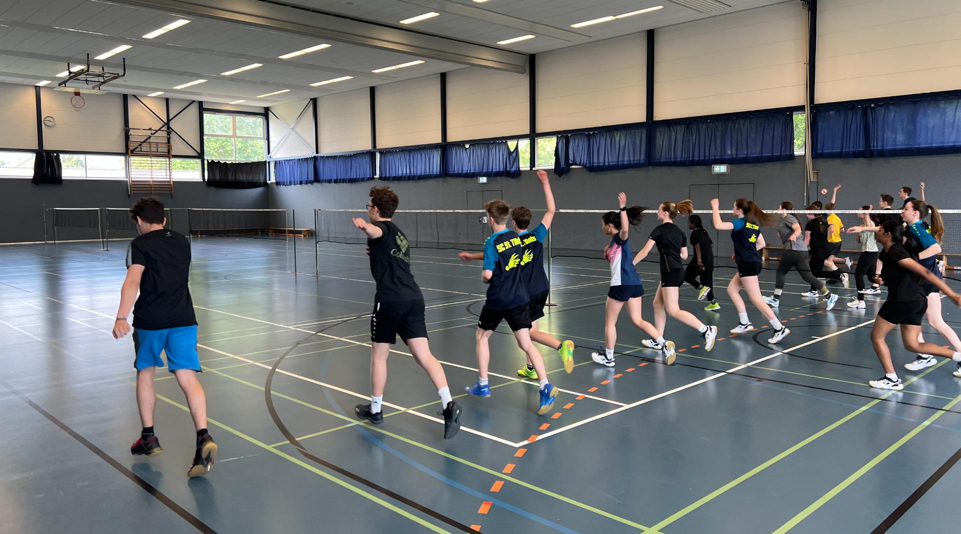 Jugendtraining Badminton SC St. Tönis