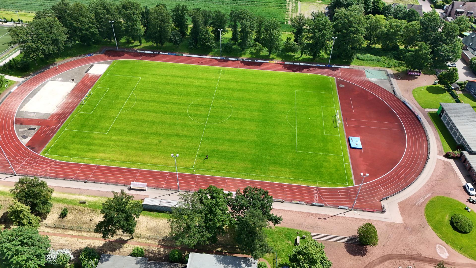Luftbild der Sportanlage des SC St. Tönis